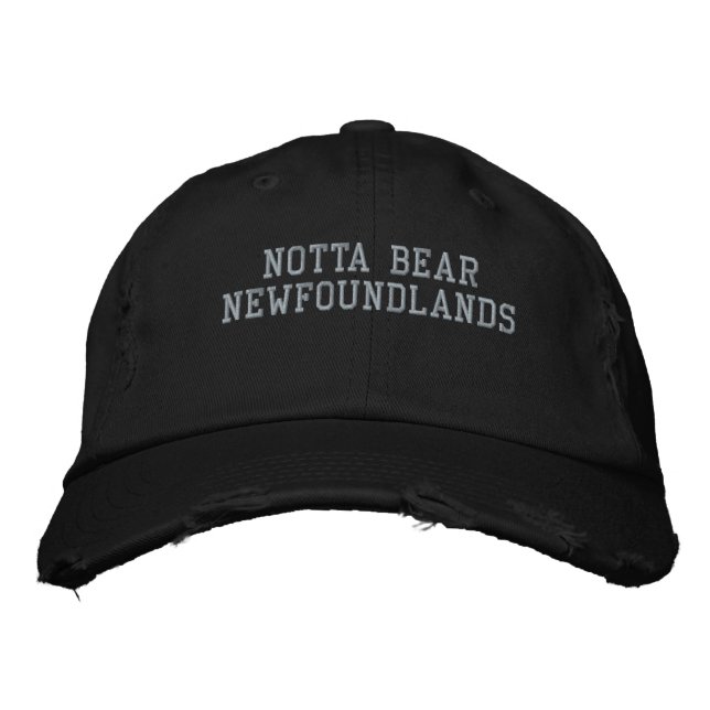 Brodée Casquette Notta Bear Terre-Neuve (Devant)