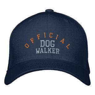 Brodée Casquette officiel de la marcheuse de chiens
