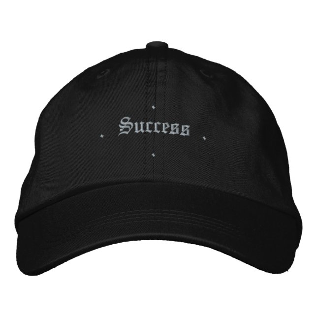 Brodée Casquette ou Chapeau de citations motivationnelles (Devant)