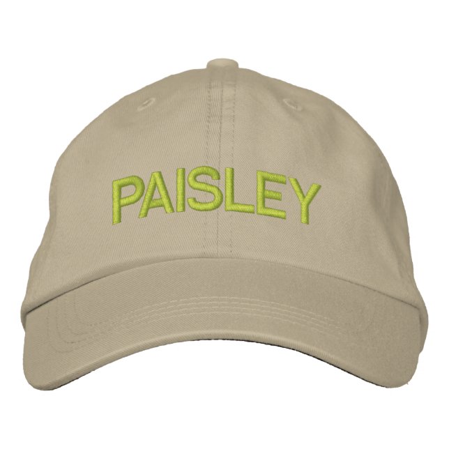 Brodée Casquette Paisley (Devant)