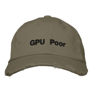 Brodée Casquette pauvre GPU