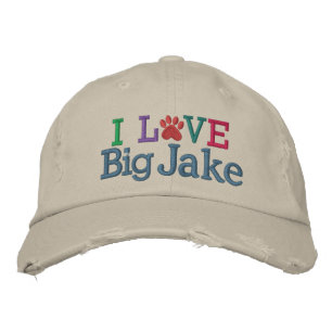 Brodée Casquette Pawprint - Love My Dog ! par SRF