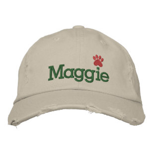Brodée Casquette Pawprint par SRF