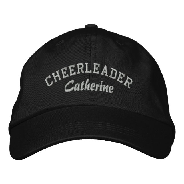Brodée Casquette personnalisé Black & Grey (Devant)