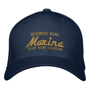 Brodée Casquette personnalisé Marina