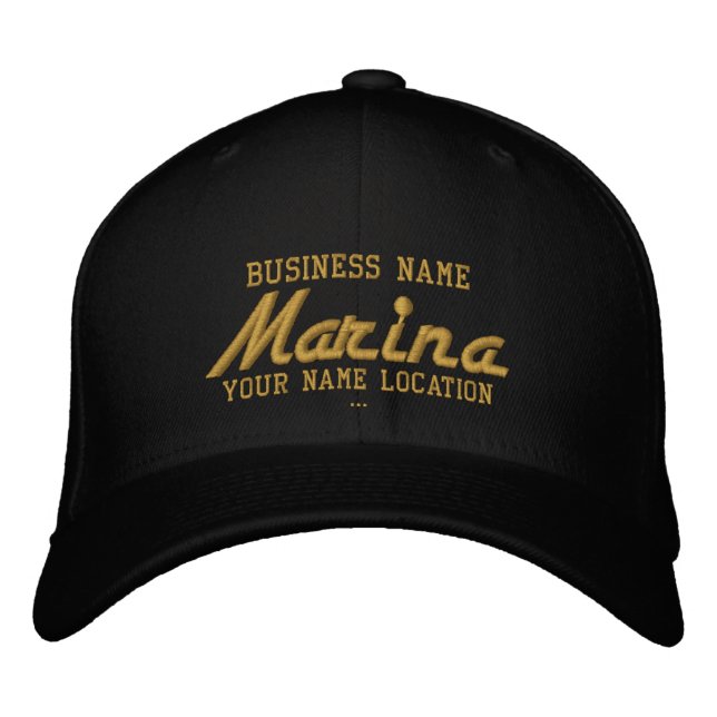 Brodée Casquette personnalisé Marina (Devant)
