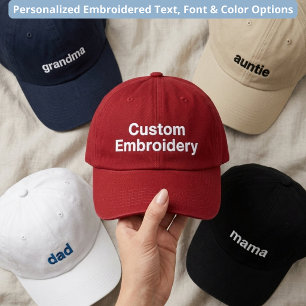 Brodée Casquette personnalisée moderne pour maman pour la