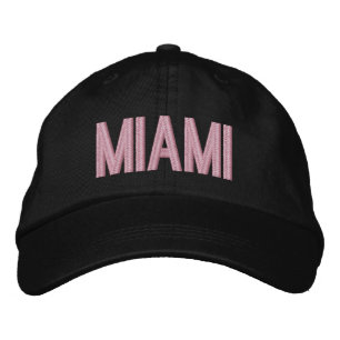 Brodée Casquette Personnalisée Réglable Miami Floride