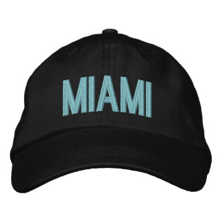 Brodée Casquette Personnalisée Réglable Miami Floride