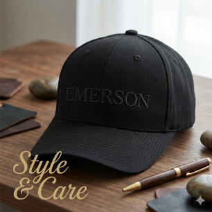 Brodée Casquette Personnalisée – Style Baseball Brodé