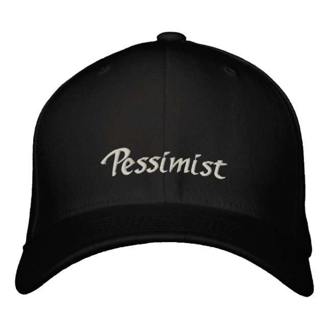 Brodée Casquette pessimiste / Casquette (Devant)