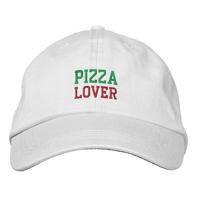 BRODÉE CASQUETTE PIZZA LOVER (Devant)