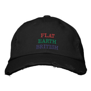 Brodée Casquette plat brodé des Anglais de la terre