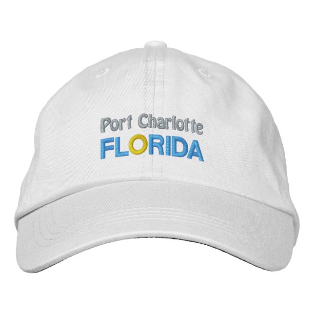 BRODÉE CASQUETTE PORT CHARLOTTE (Devant)