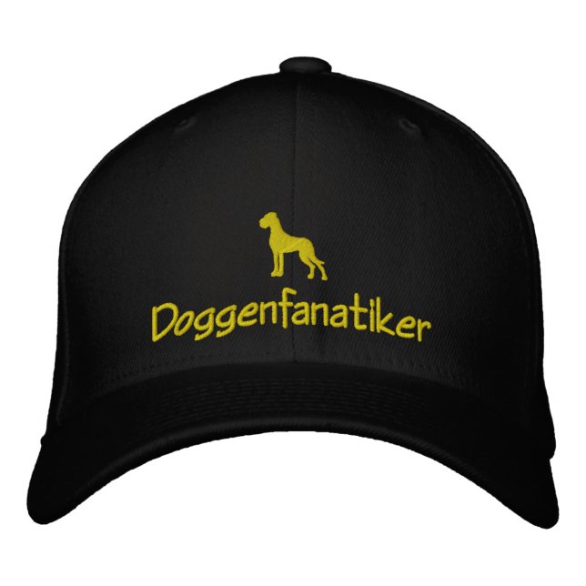 Brodée Casquette pour dogue (Devant)