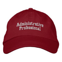 Casquette professionnelle administrative imprimée
