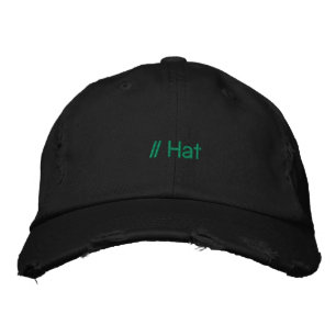 Brodée Casquette programmeur