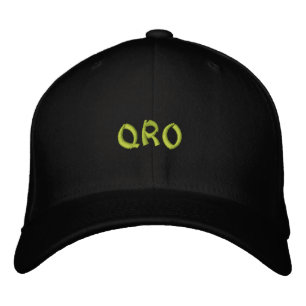 Brodée Casquette QRO de radio amateur