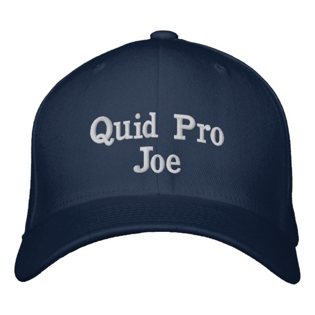 Brodée Casquette Quid Pro Joe (Devant)