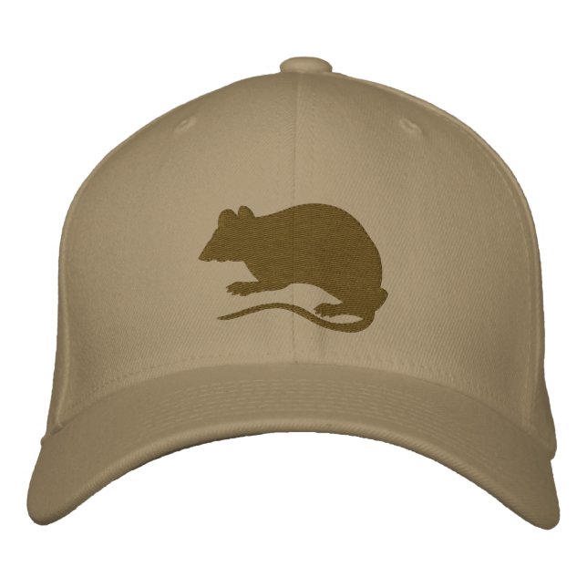 BRODÉE CASQUETTE RAT (Devant)