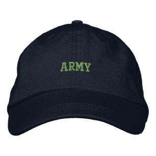 Brodée Casquette réglable de base Navy Premium pour vétér