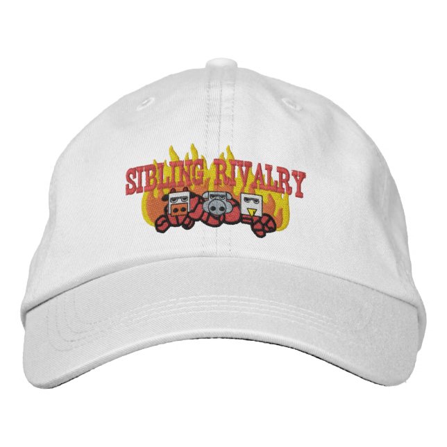 Brodée Casquette réglable de la rivalité des frères (Devant)