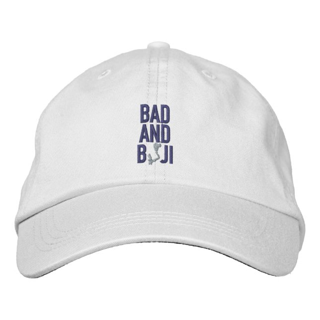 Brodée Casquette réglable du "MAUVAIS ET de BOJI" (Devant)