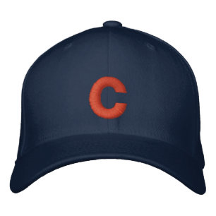 Brodée Casquette réglable en C monogramme