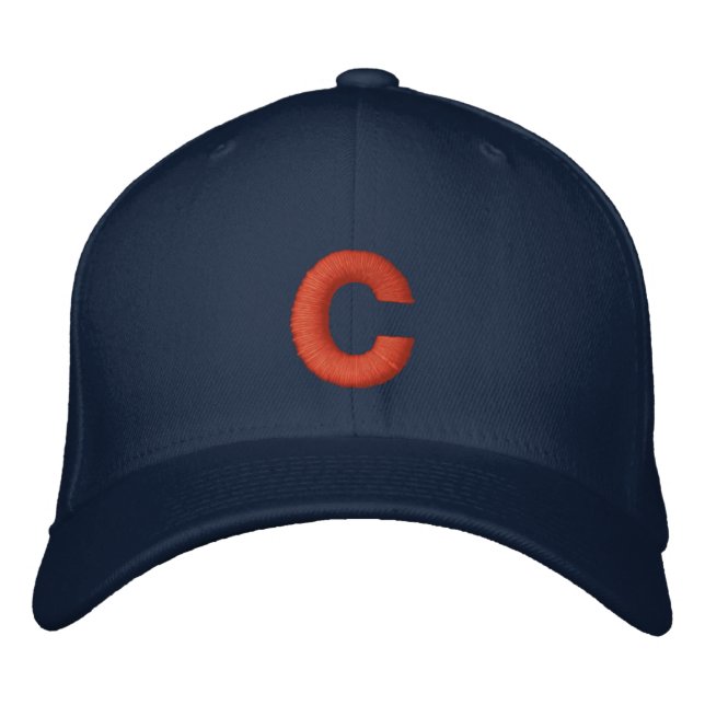 Brodée Casquette réglable en C monogramme (Devant)