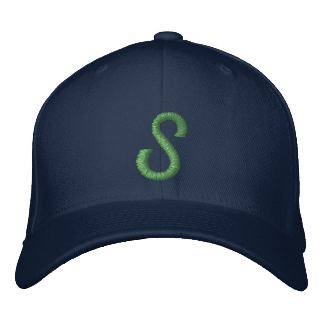 Brodée Casquette réglable monogramme S (Devant)