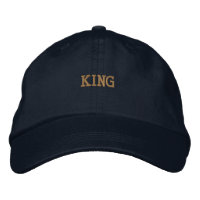 Casquette réglable Navy Premium KING pour hommes 
