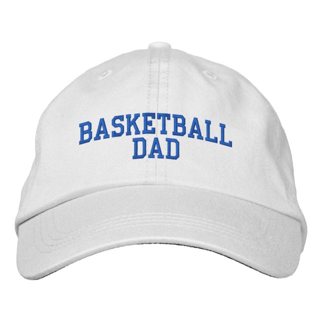 Brodée Casquette réglable papa de basket-ball (Devant)