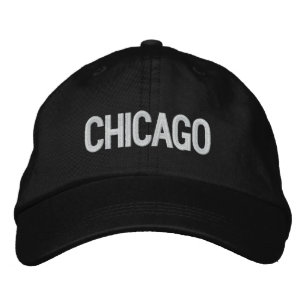 Brodée Casquette réglable personnalisée Chicago