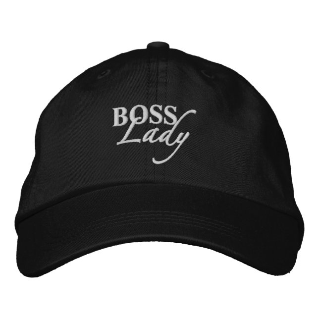 Brodée Casquette réglable personnalisée Dame patronesse (Devant)
