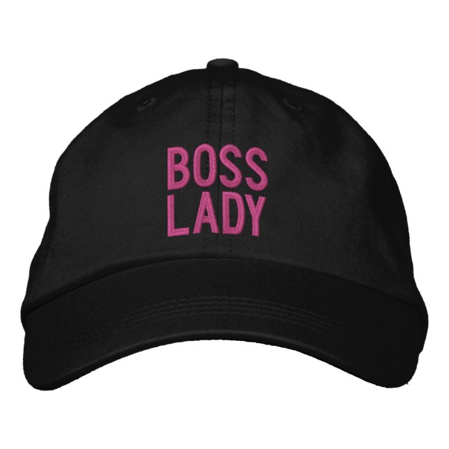 Brodée Casquette réglable personnalisée Dame patronesse (Devant)