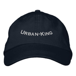 Brodée Casquette réglable Urban King Navy de style street