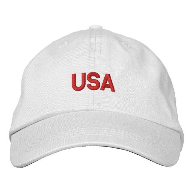 Brodée CASQUETTE réglable USA (Devant)