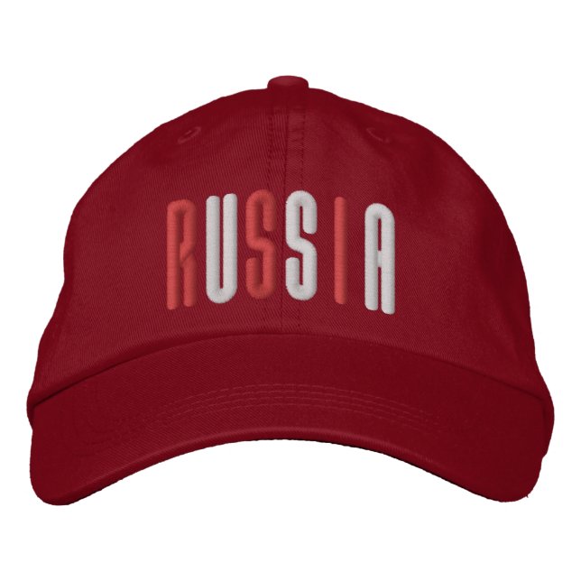 Brodée Casquette ROUGE des Etats-Unis (Devant)