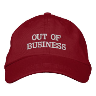 Brodée CASQUETTE rouge OUVERT À L'ENTREPRISE