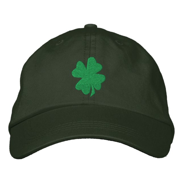 Brodée Casquette shamrock (Devant)
