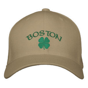 Brodée Casquette Shamrock de Boston