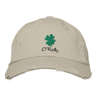 Brodée Casquette Shamrock irlandais personnalisé, Casquet