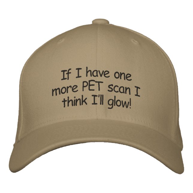 Brodée Casquette : Si j'ai encore un scanner PET je pense (Devant)