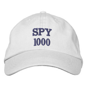 BRODÉE CASQUETTE SPY 1000