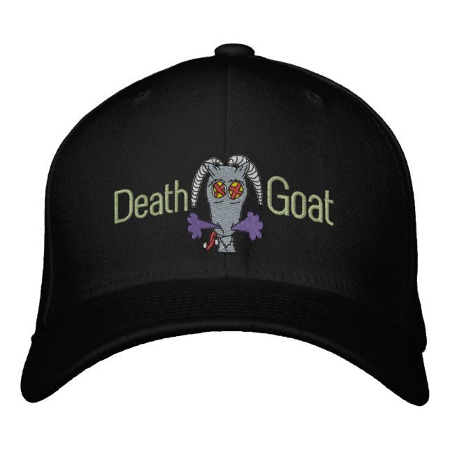 Brodée Casquette tactique de la chèvre de mort (Devant)