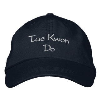 Brodée Casquette Tae Kwon Do