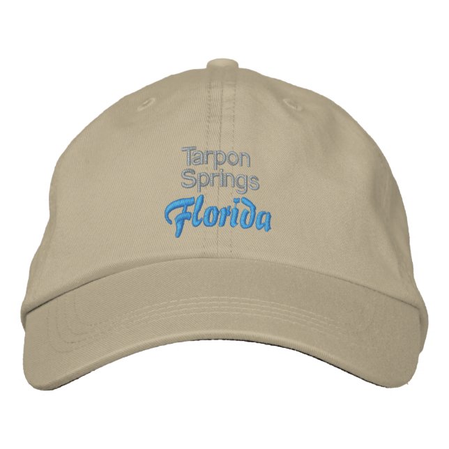 BRODÉE CASQUETTE TARPON SPRINGS (Devant)