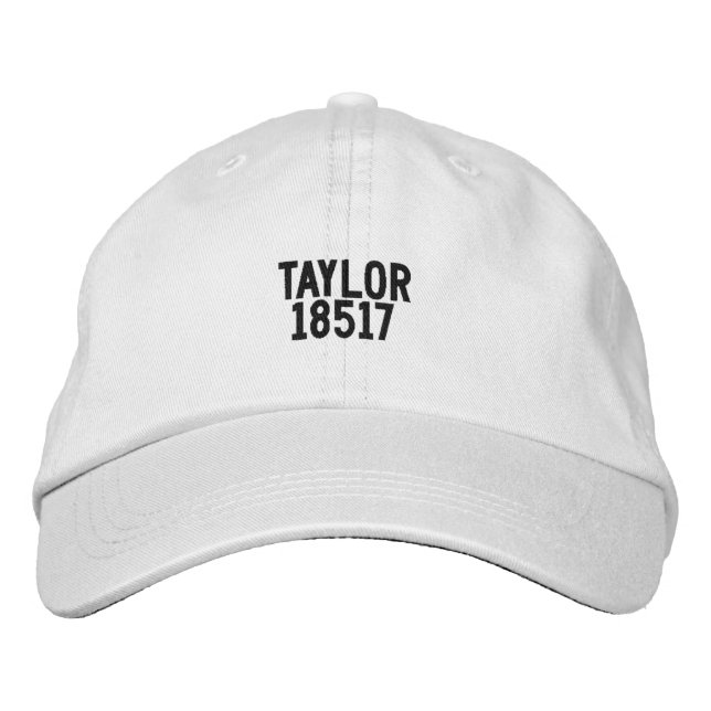 Brodée Casquette Taylor Pennsylvanie (Devant)