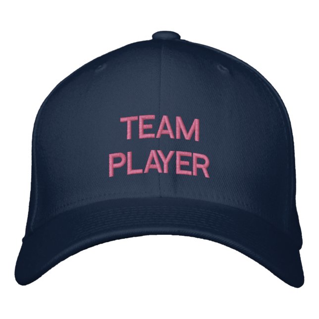 Brodée casquette "TEAM PLAYER" (Devant)