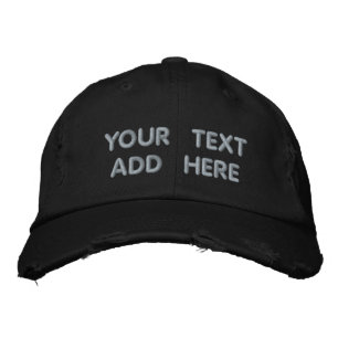 Brodée Casquette texte personnalisé personnalisé Votre Ca